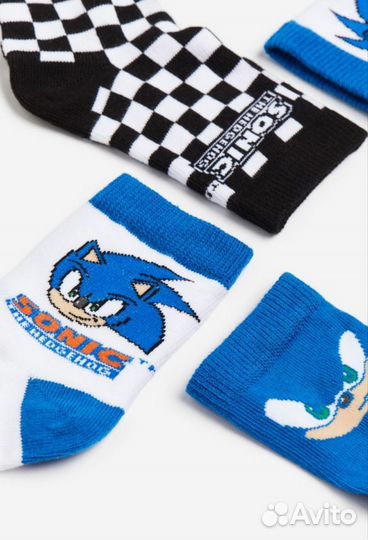 Носки мальчику h&m набор 5 шт sonic, paw patrol