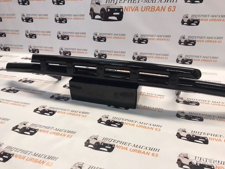 Труба защитная двойная под передний бампер Урбан