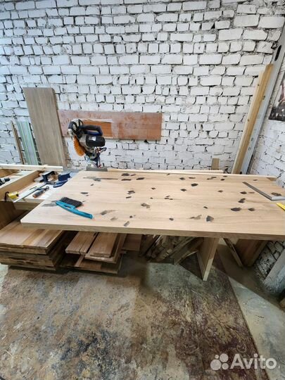 Изготовление подоконника из дуба