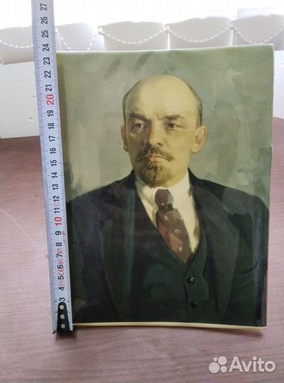 Портрет В.И.Ленина, Баку. СССР плёнка триацитная