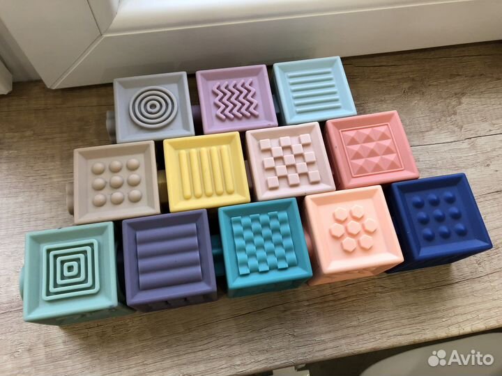 Мягкие резиновые силиконовые кубики числа