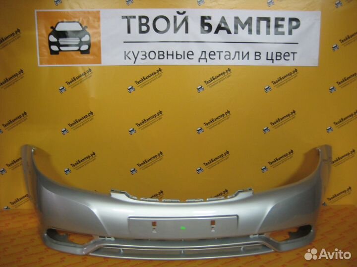 Бампер передний Daewoo Gentra (Ravon) Серебристый