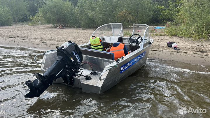 Моторная лодка Wyatboat 390 + 9,9 (20) + телега