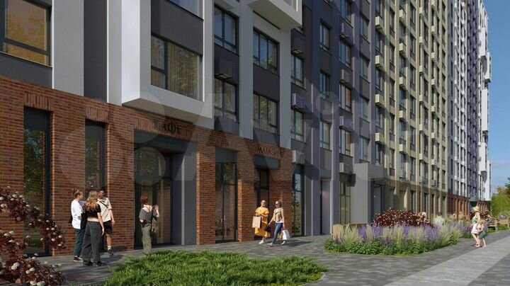 1-к. квартира, 35,3 м², 1/11 эт.