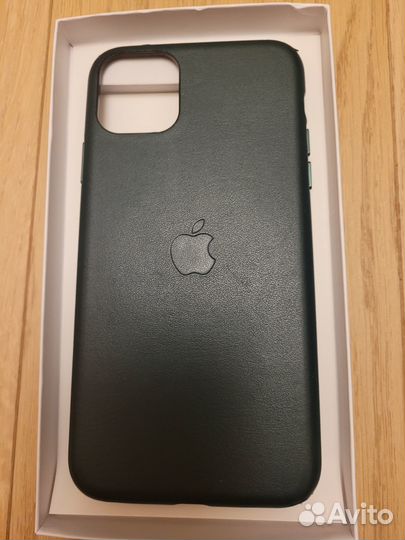 Чехол кожаный на Apple iPhone 11 pro max