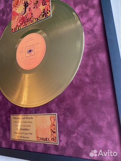 The Zombies Odessey And Oracle gold vinyl