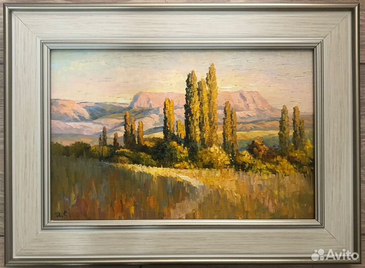 Картина маслом на холсте пейзаж