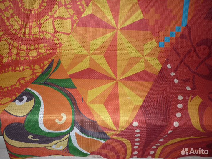 Ткань с узором Олимпийского лоскутного одеяла