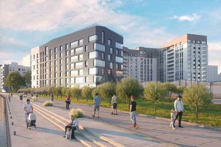 2-к. квартира, 57,3 м², 6/12 эт.