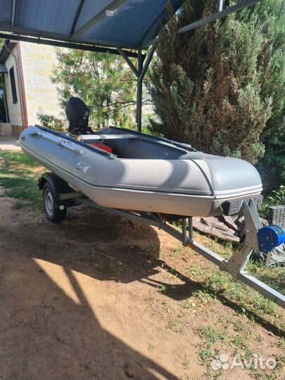Лодка пвх с мотором и прицепом