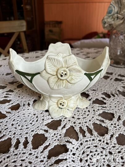 Соусница винтаж фарфор, 40-50 годы СССР