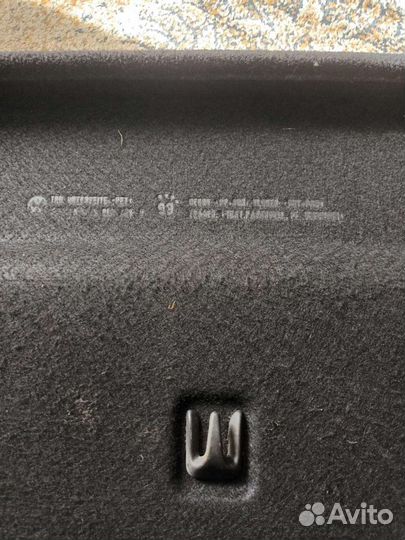 Задняя полка golf 4