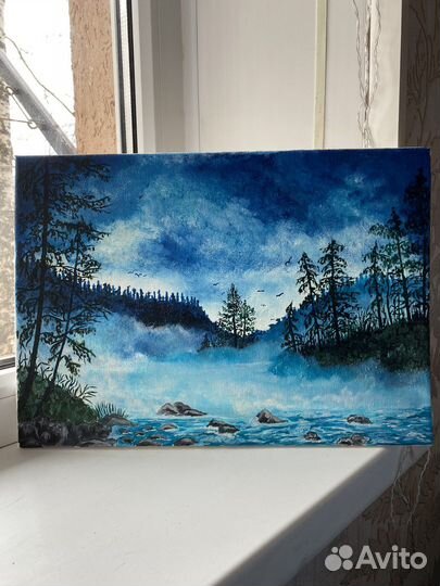 Картина маслом на холсте для подарка