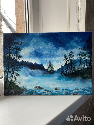 Картина маслом на холсте для подарка