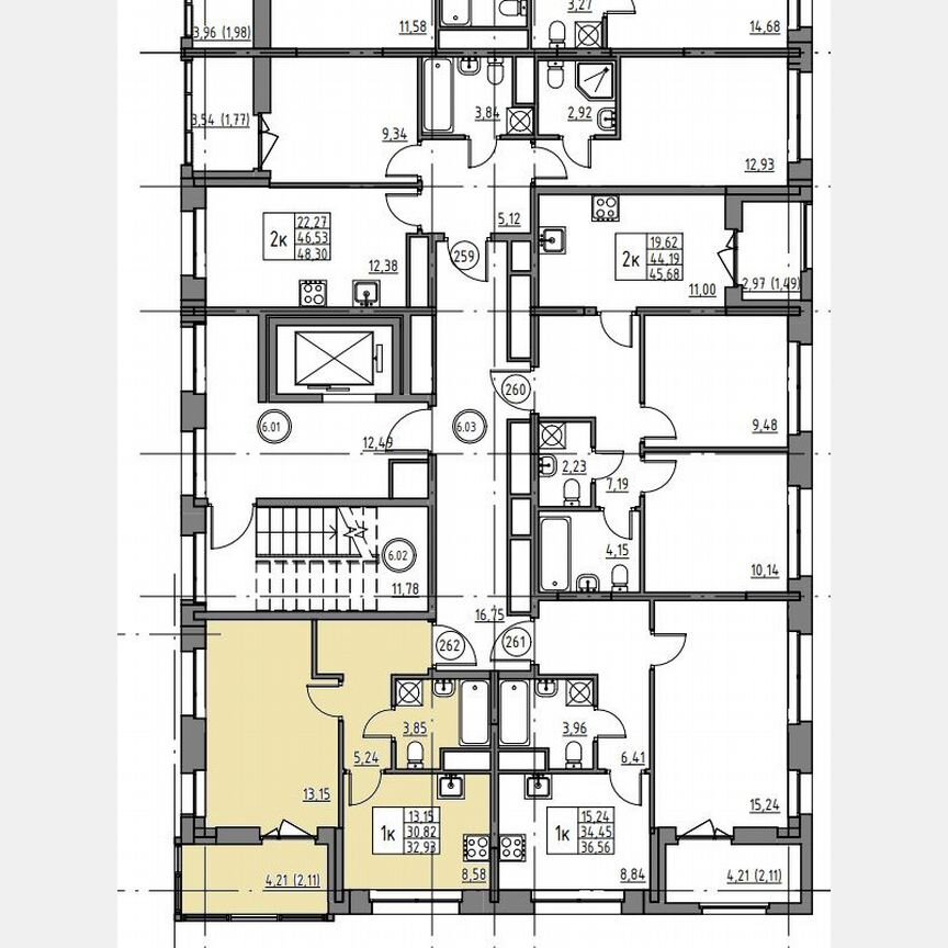 1-к. квартира, 32,9 м², 6/12 эт.