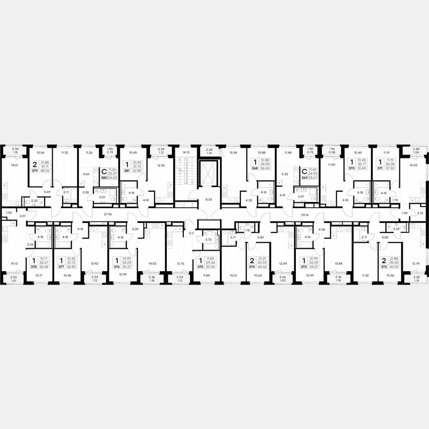 1-к. квартира, 35,3 м², 8/9 эт.