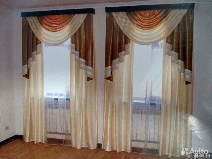 Шторы тюль портьерные ткани