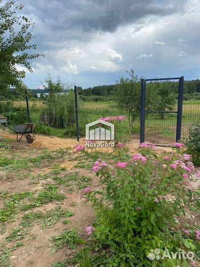 Забор сетка 3d