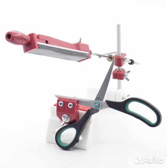 Держатель для заточки ножниц на точилке жук