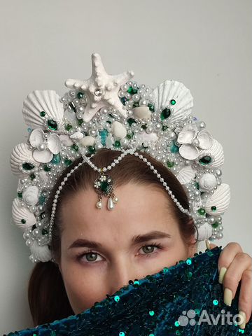 Кокошник русалки, единорог