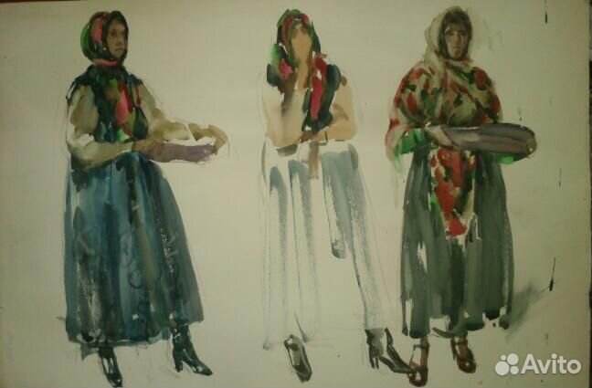 Рисунки А. П. Афанасьева, 1960-1980 гг