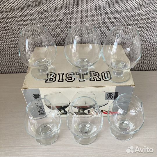 Набор бокалов для коньяка 6 шт стекло