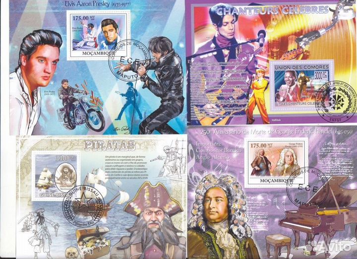 Марки Замечательные люди