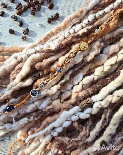 Фактурные войлочные дреды 