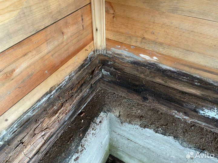 Замена венцов, выравниваем дома