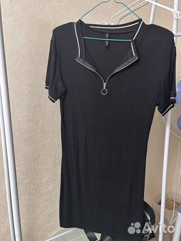 Платье лапша черное