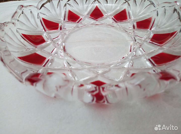 Ваза хрустальная