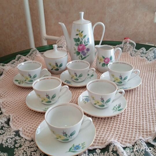 Кофейный сервиз гдр в отличном состоянии