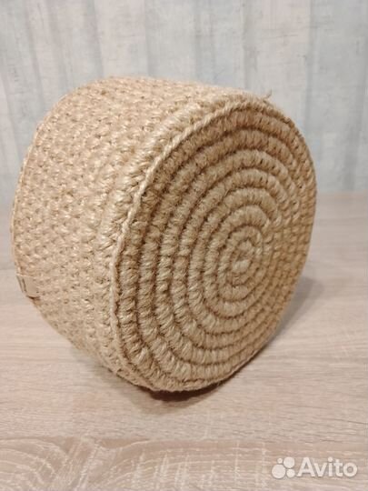 Корзинка из джута