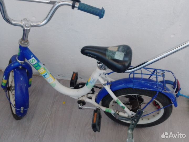 Детский трехколесный велосипед бу stels