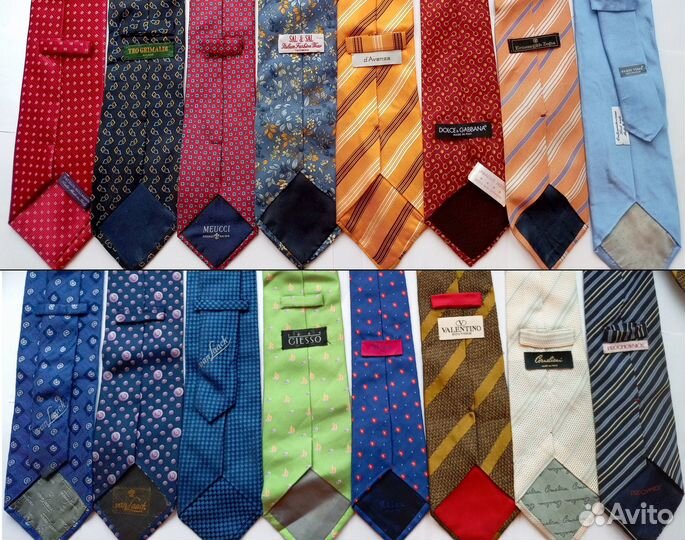 Галстуки 1000 шт. Louis Vuitton, Hermes