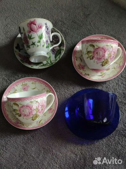 Чайная пара фарфор