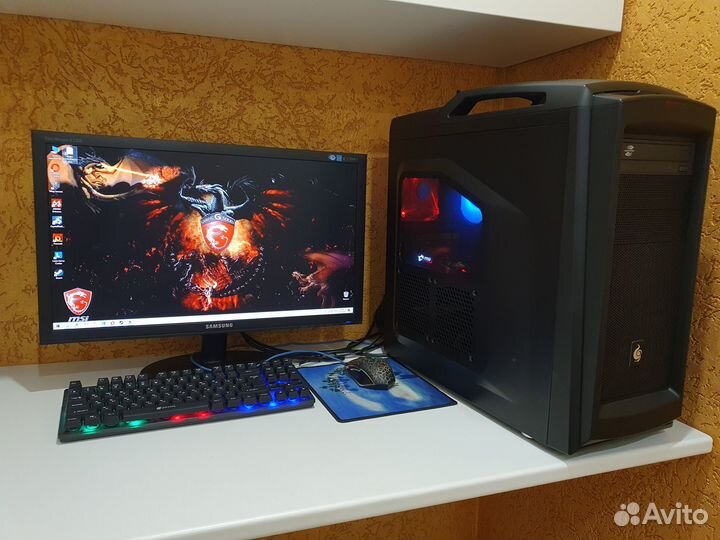 Игровой MSI PC intel i7K 4.0Ггц/ 16GB/ GTX1060 6GB
