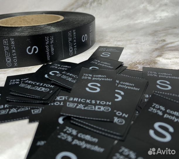 Печать бирок, размерников, составников и лент