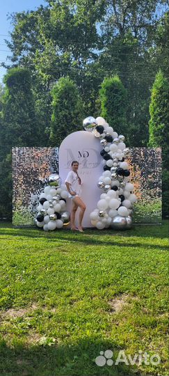 Оформление фотозоны,шарики