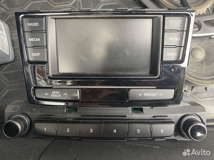 Штатная магнитола на hyundai solaris 2017