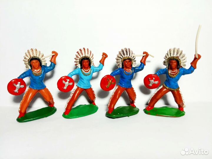 Солдатики Индейцы Ковбои гдр