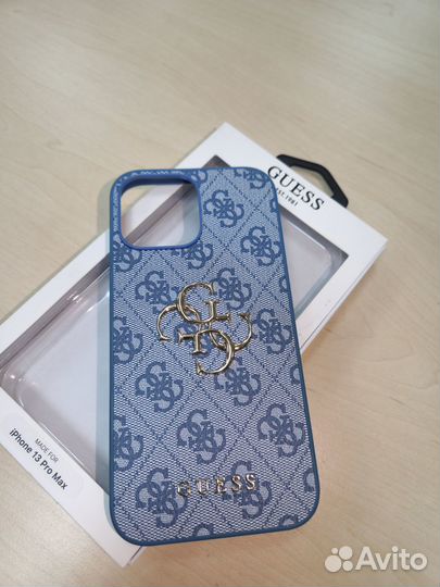 Guess Чехол на iPhone 13 Pro Max PU leather