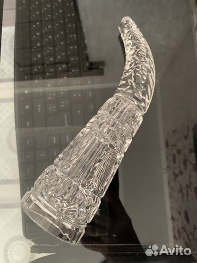 Хрустальный рог для вина