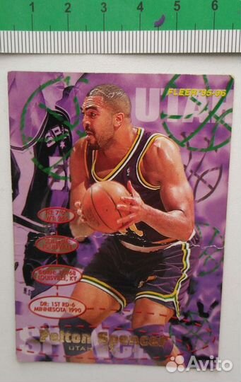 Спортивная карточка fleer 95-96'