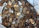 Продам монеты разные 8кг 500 гр