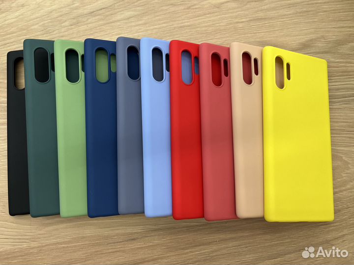 Чехол силиконовый на Samsung Note10 Plus