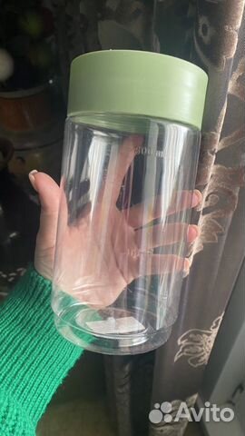 Банка для сыпучих пластик 1 л