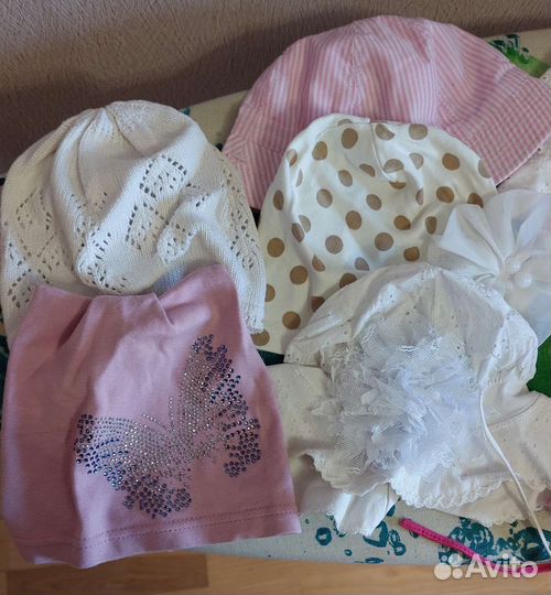 Летние шапочки,панамки 1-2г