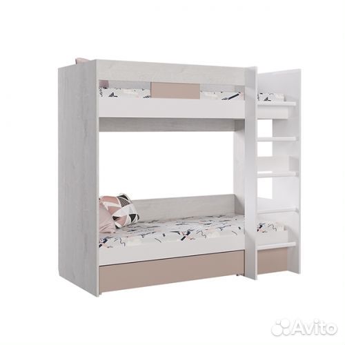 Двухъярусная кровать liberty pink