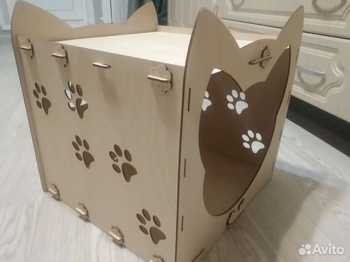 Кошачий дом фанера